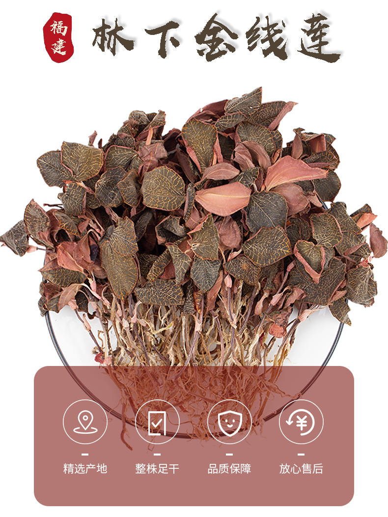 正宗林下<a href=http://m.ffscl.cn/ target='_blank'>金線蓮</a>干品